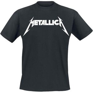 Metallica Black And White Logo T-Shirt NWOT